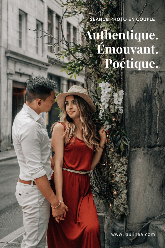 Une sublime séance photo couple en ville