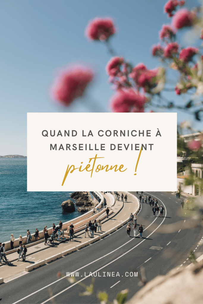 reportage photo sur la Corniche de marseille lors de l'évènement "La Voie est libre". Optimisé pour une épingle pinterest : quand la Corniche de Marseille devient piétonne