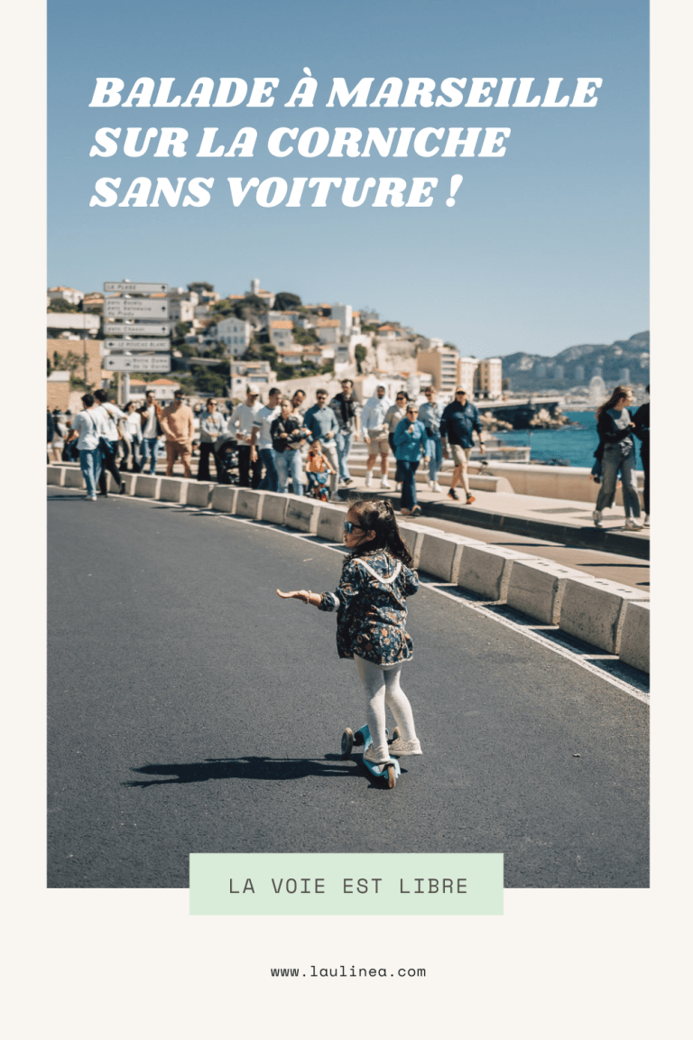 reportage photo sur la Corniche de marseille lors de l'évènement "La Voie est libre". Optimisé pour une épingle pinterest : quand la Corniche de Marseille devient piétonne
