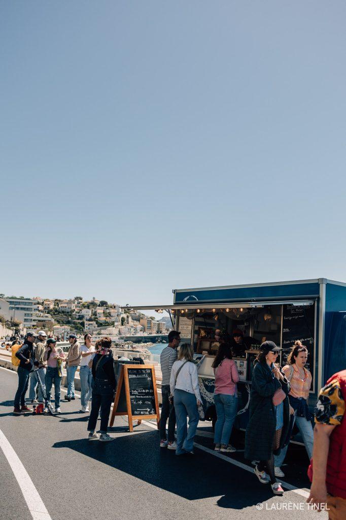 reportage photo sur la Corniche de marseille lors de l'évènement "La Voie est libre"