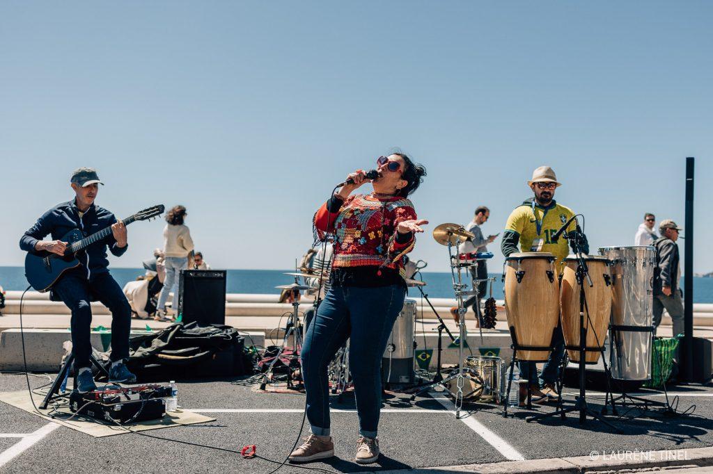reportage photo sur la Corniche de marseille lors de l'évènement "La Voie est libre"