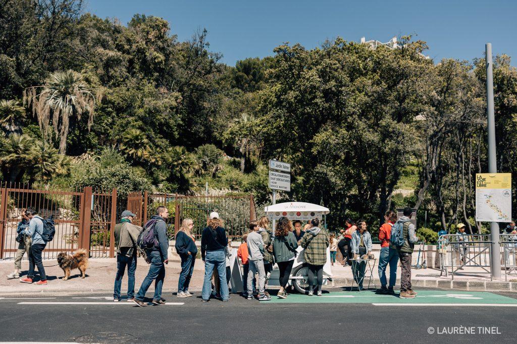 reportage photo sur la Corniche de marseille lors de l'évènement "La Voie est libre"