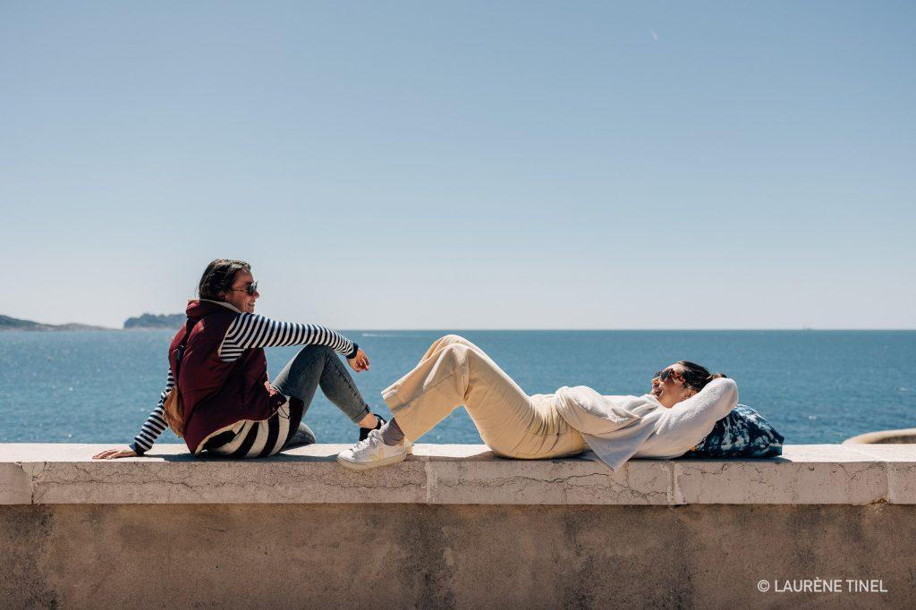 reportage photo sur la Corniche de marseille lors de l'évènement "La Voie est libre"