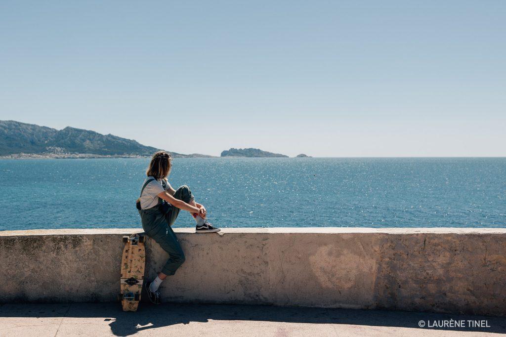 reportage photo sur la Corniche de marseille lors de l'évènement "La Voie est libre"
