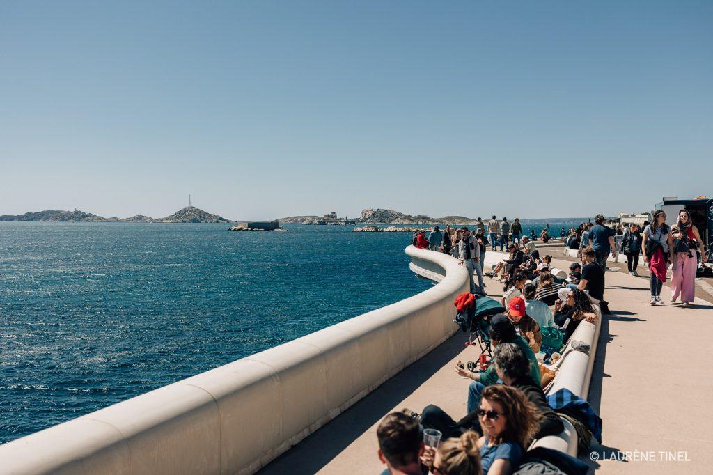 reportage photo sur la Corniche de marseille lors de l'évènement "La Voie est libre"