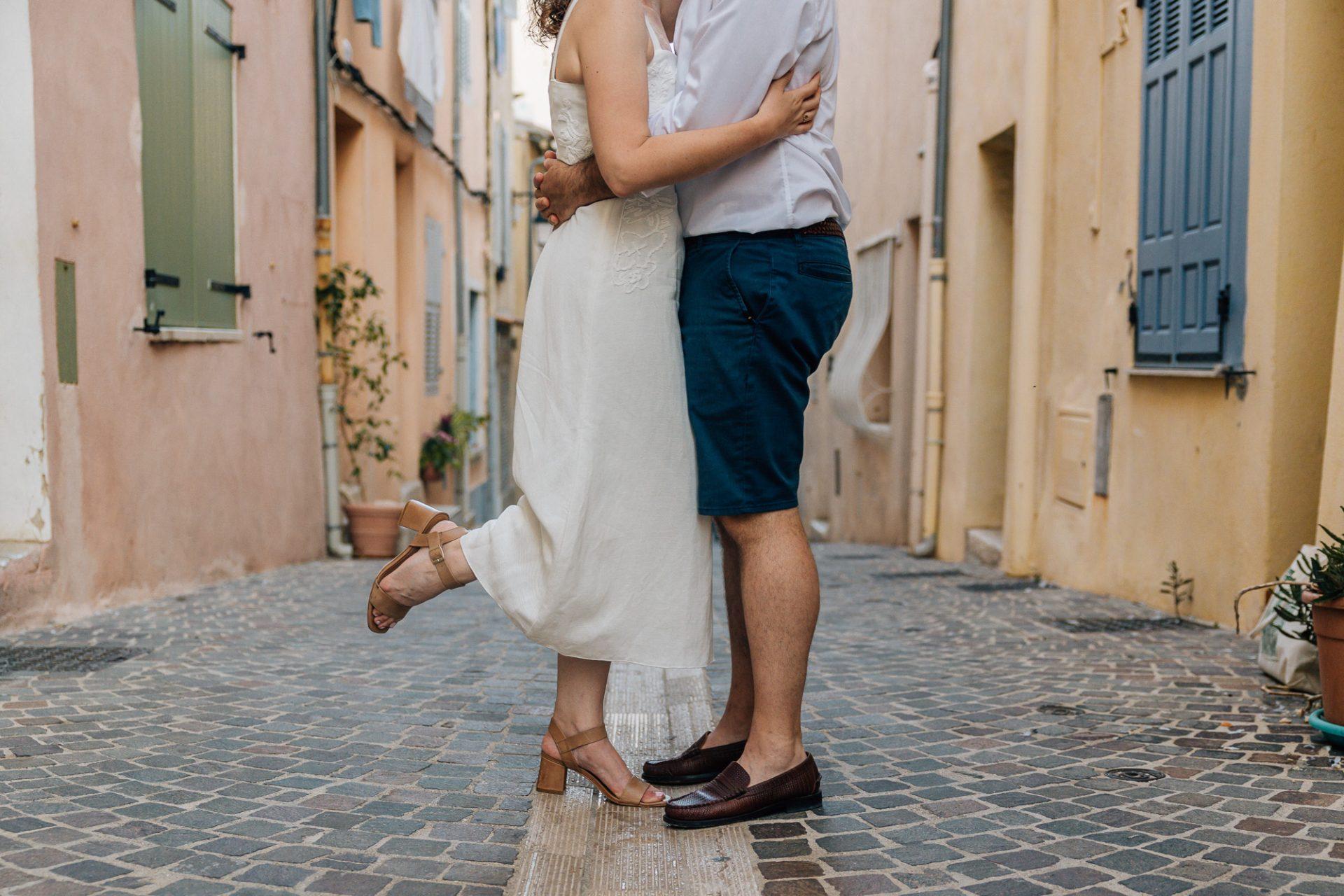 séance photo de couple à Cassis