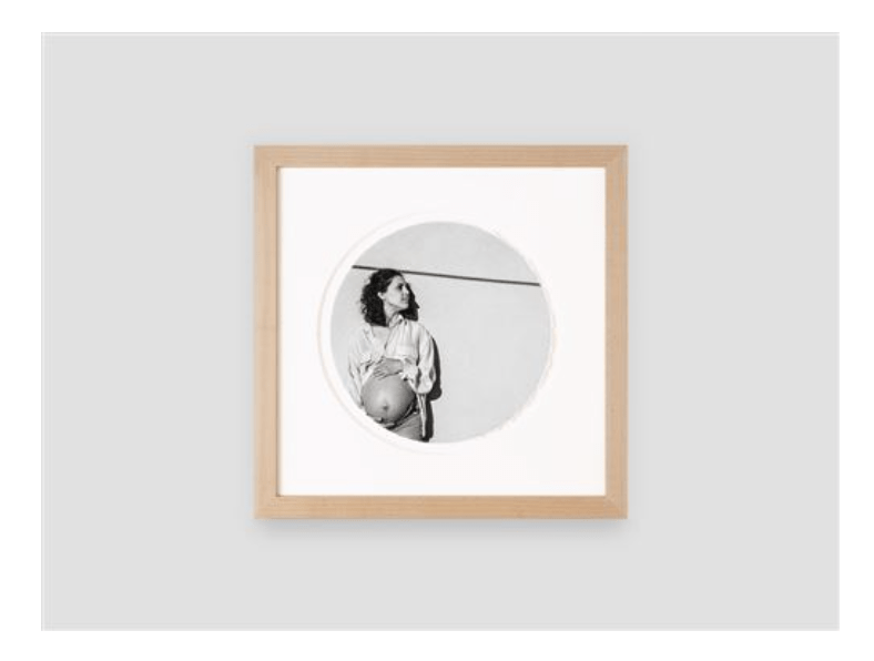 tirage photo rond encadré pour décoration murale