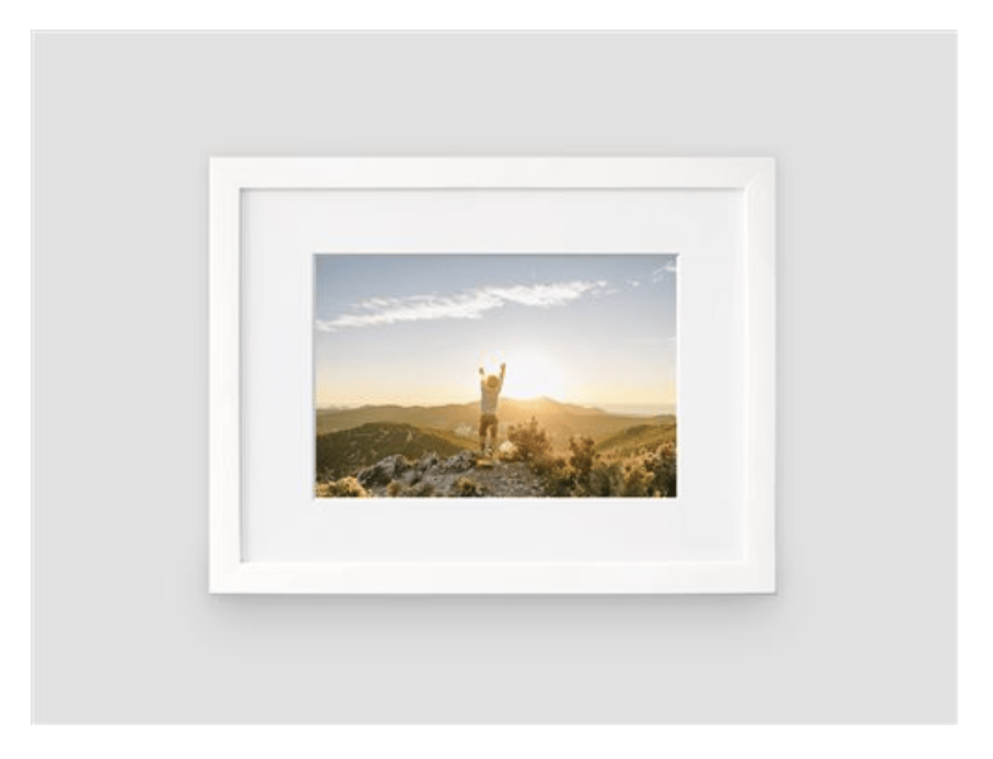 tirage photo paysage encadré