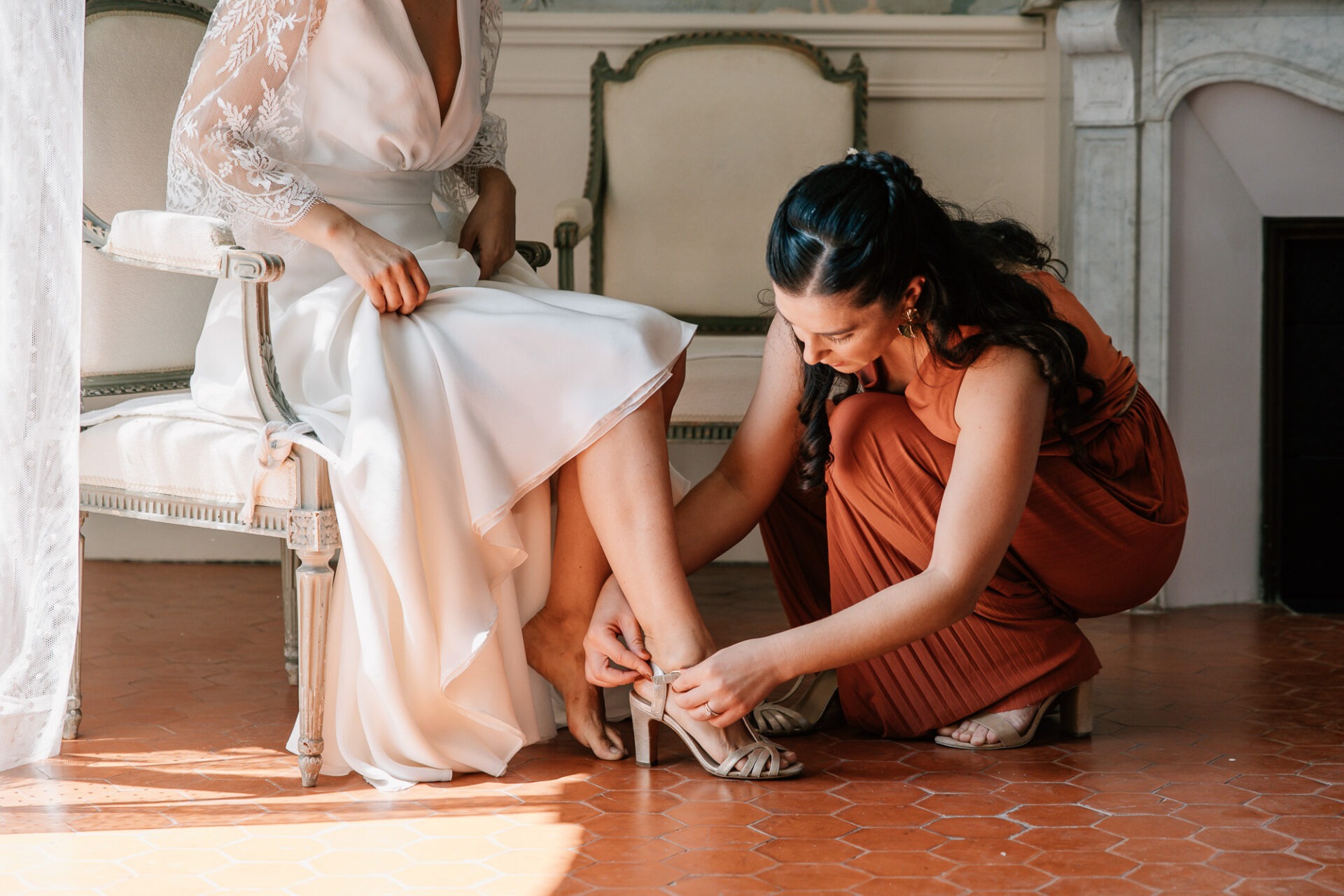 Préparatifs de la mariée à la Bastide de Toursainte – mise en beauté à Marseille