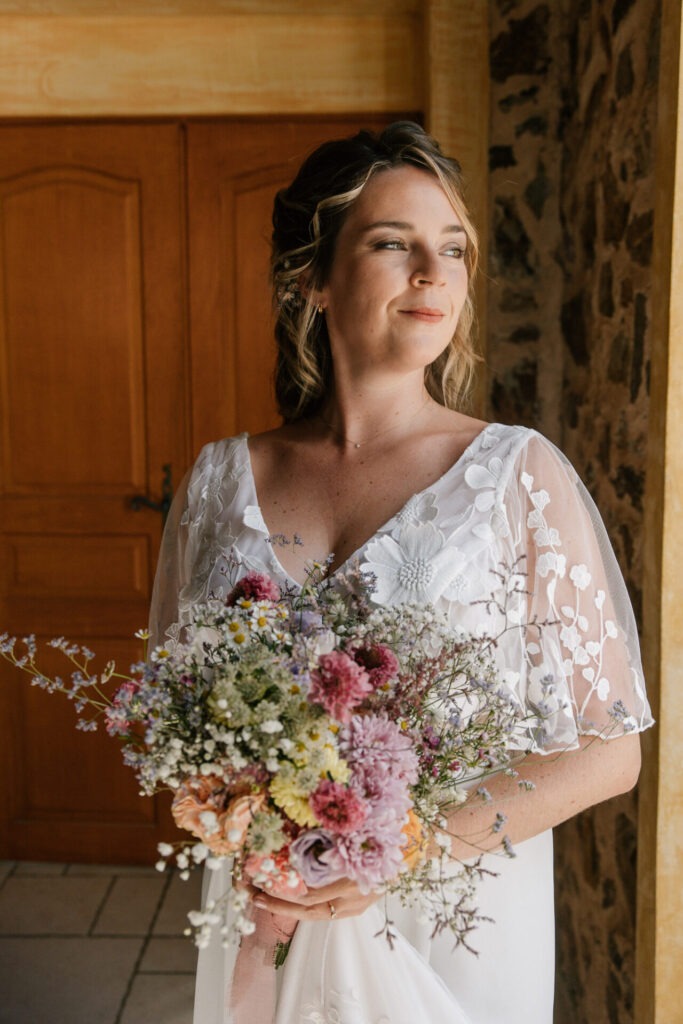 Portrait de la mariée au Château des Anglades à Hyères
